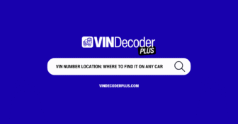 VIN Number Location: Where to Find It on Any Car