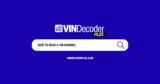 How to Read a VIN Number
